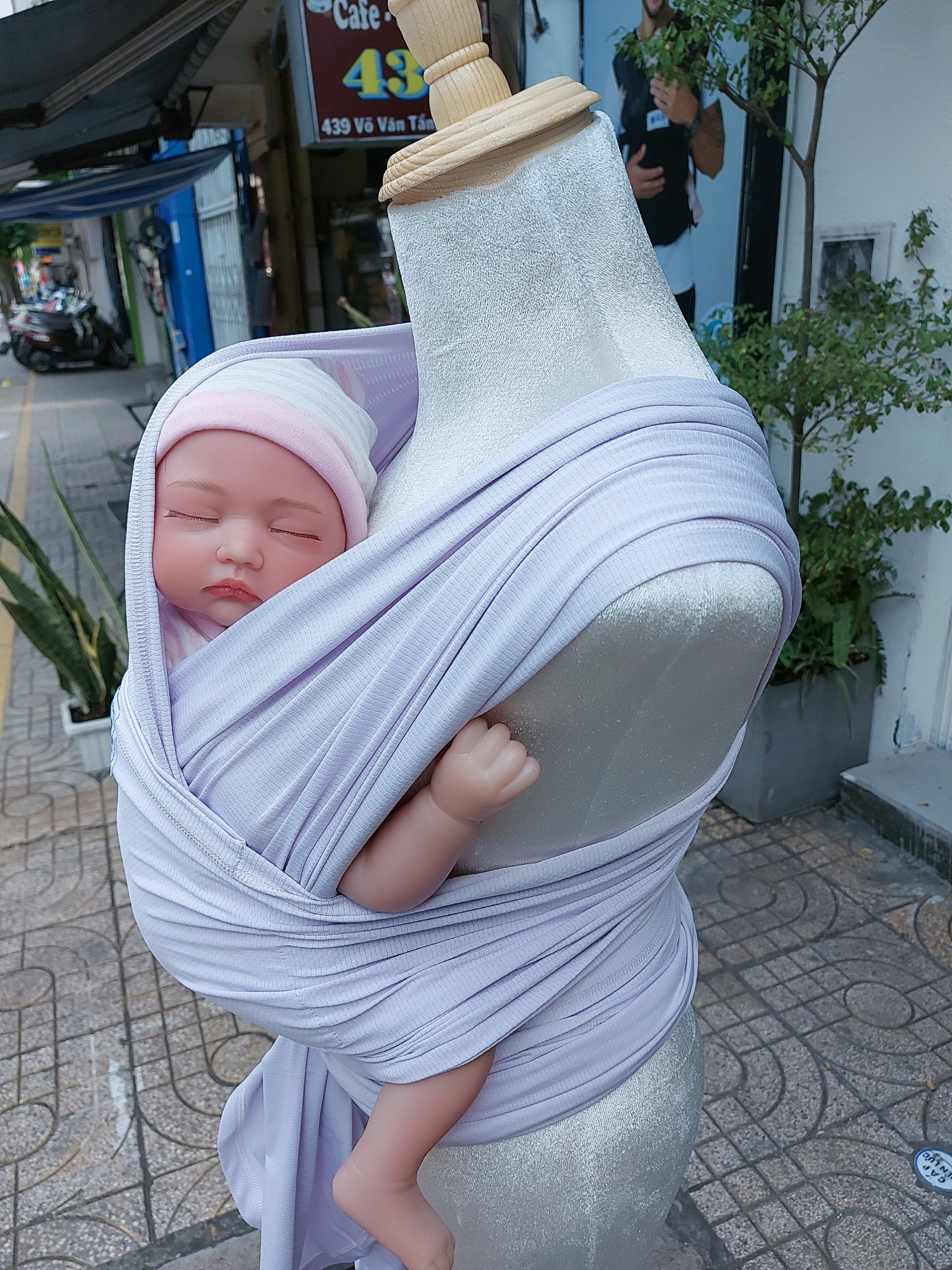 Địu vải BUBI Wrap - chống tia UV