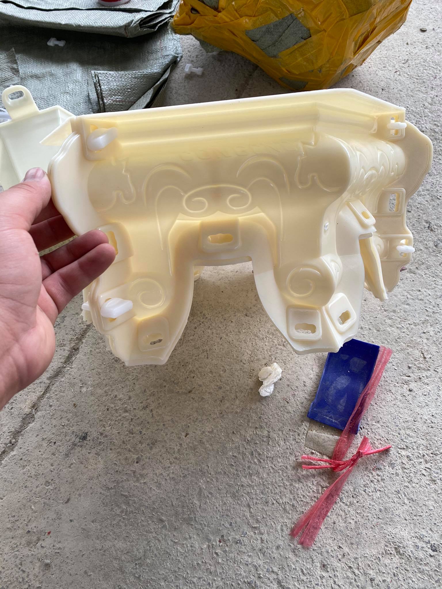 khuôn đúc chậu lục giác 38 có lòng trong (nhựa ABS)