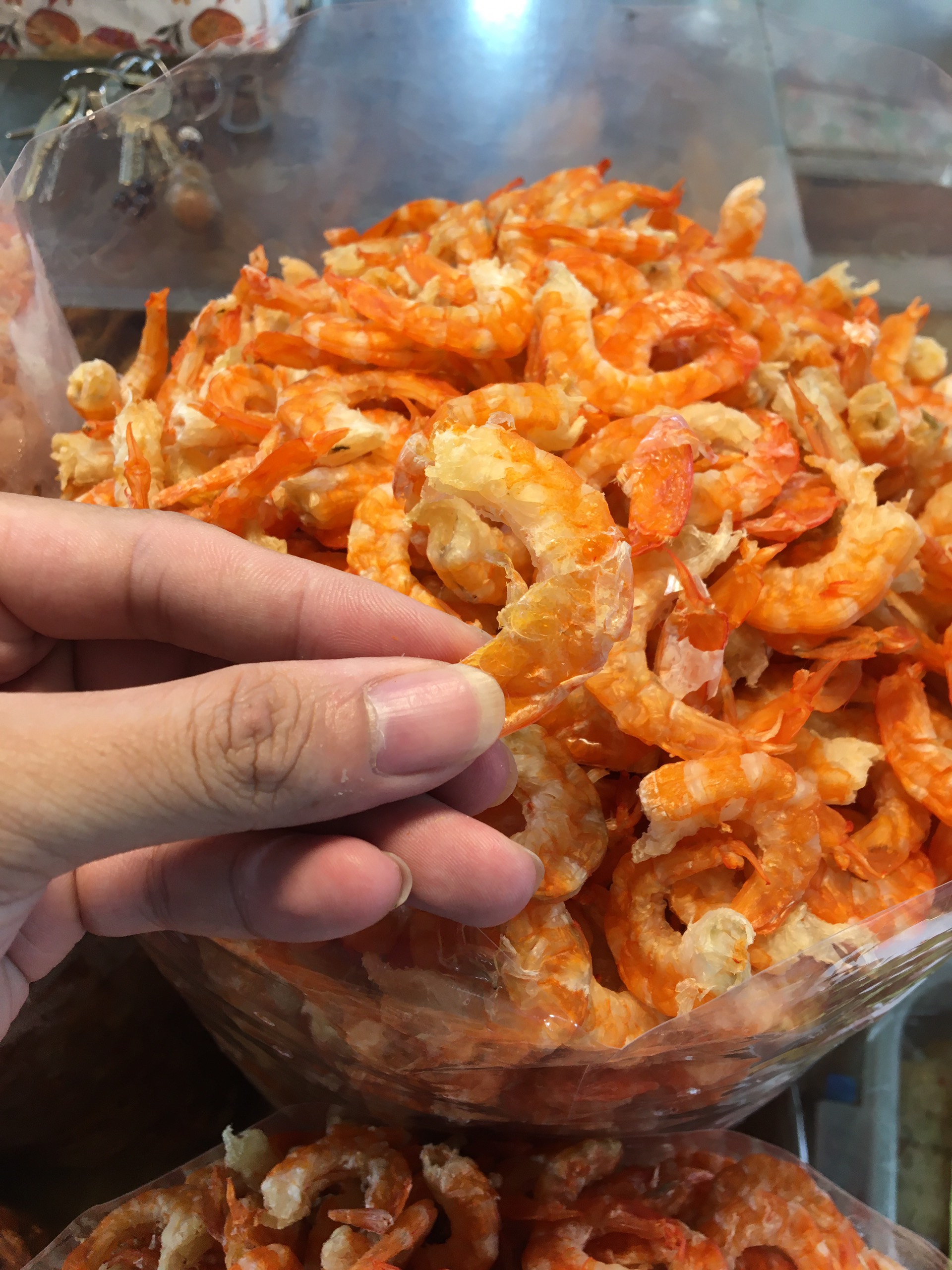 TÔM KHÔ LOẠI 1 ( TÔM ?NGON NGỌT ĐẶC SẢN CÀ MAU ) TÚI 100 GRAM