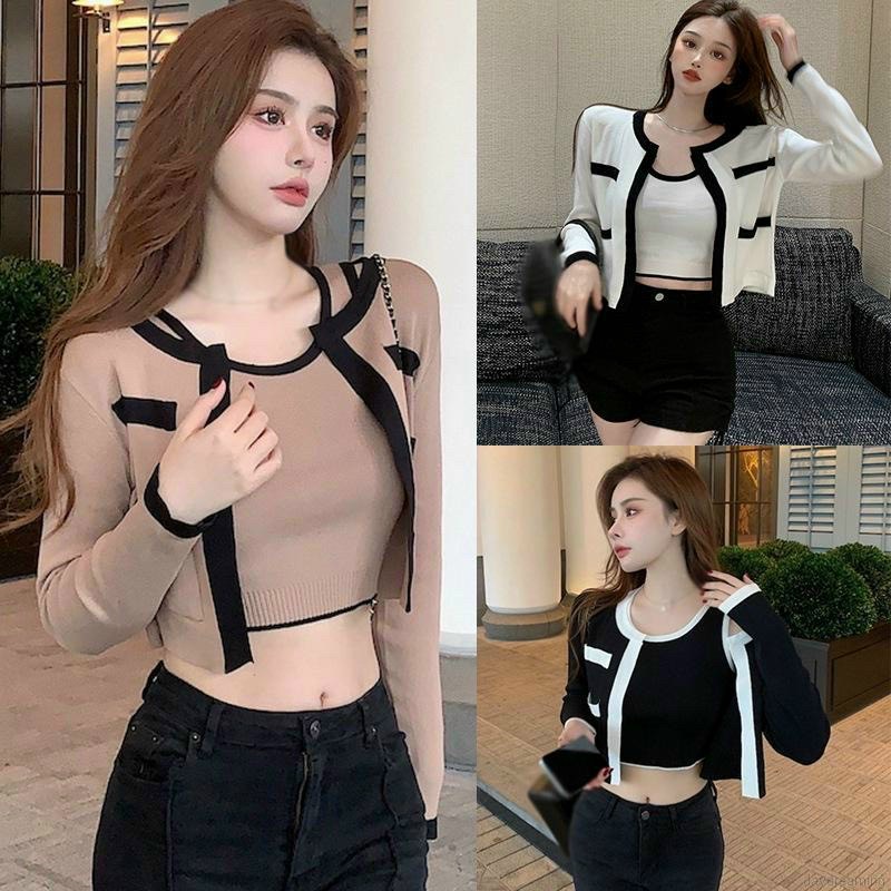 SET 2 MÓN ÁO CROPTOP ĐẮP CHÉO ( KÈM ÁO BA LỖ)