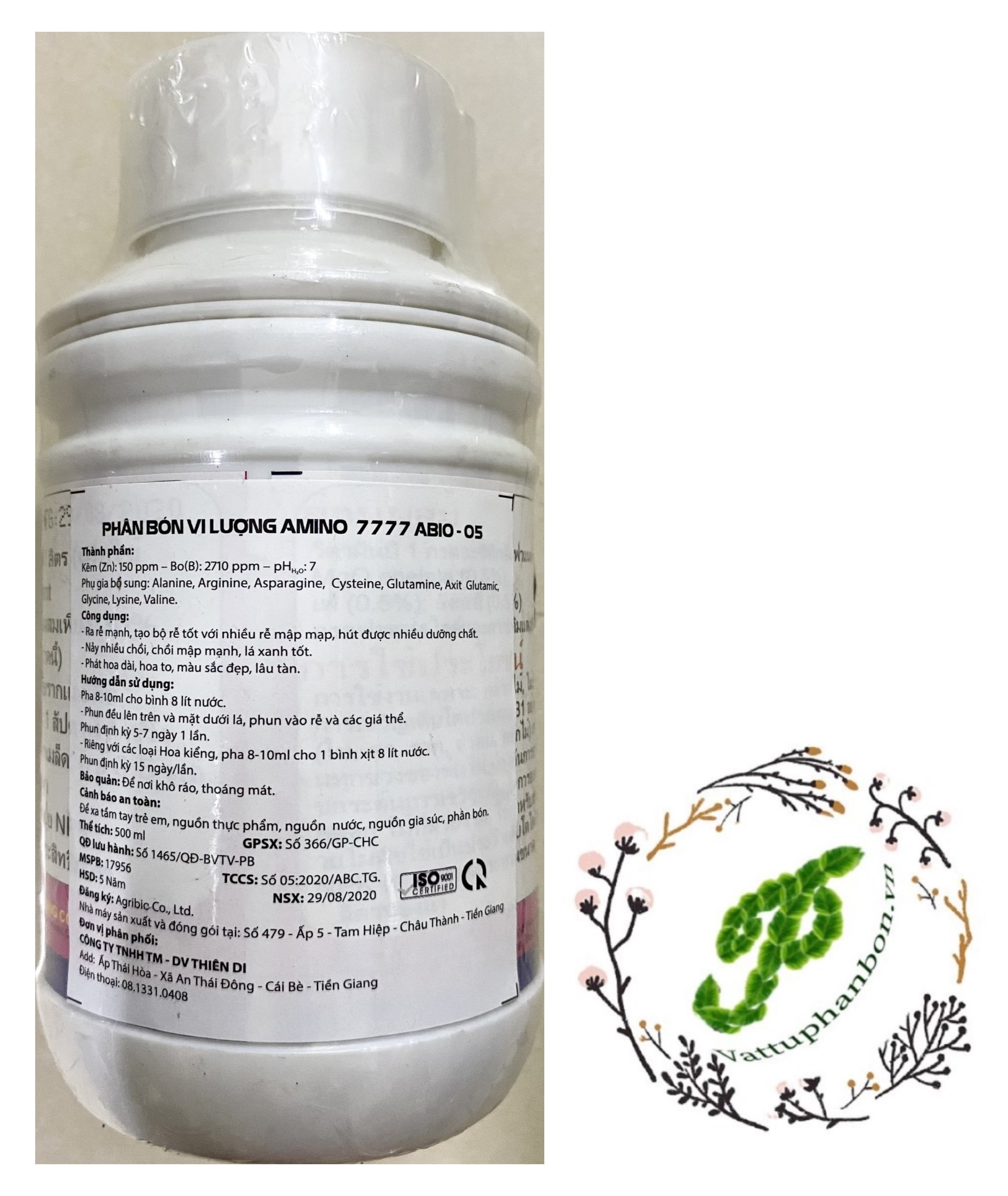 Phân Bón Lá Vitamin B1 Grofer Thái Lan - #562A# 500ml