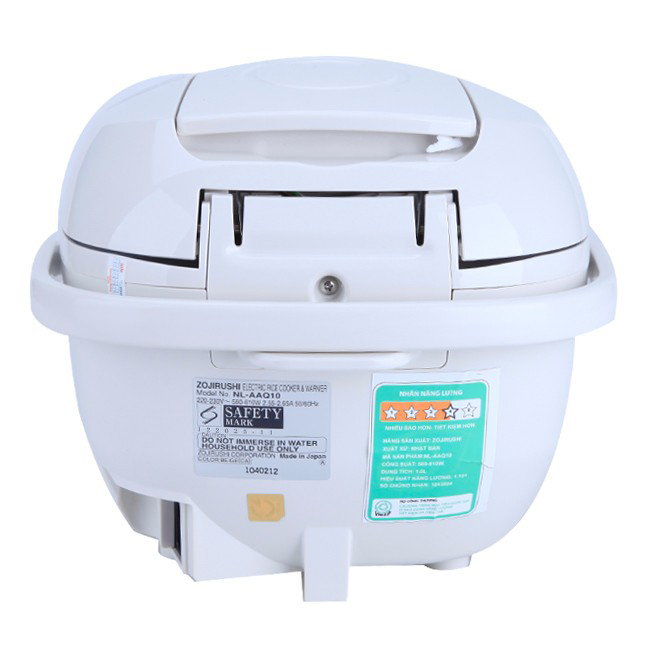 Nồi Cơm Điện Tử Zojirushi NL-AAQ10-CA - 1 lít