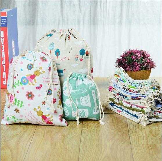 [HCM]Bộ 3 túi vải canvas đựng đồ