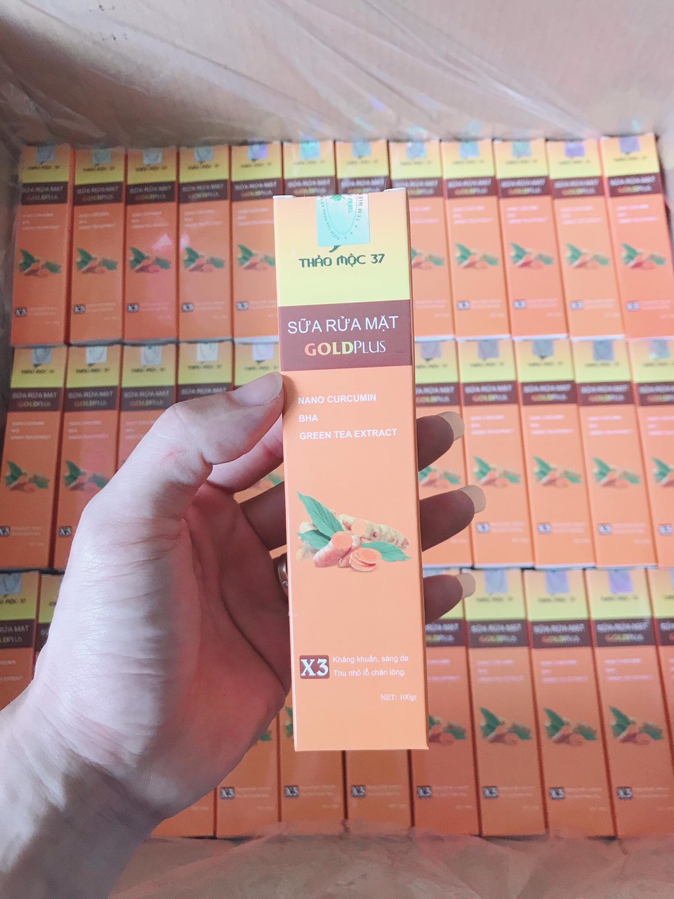 Sữa Rữa Mặt Gold Puls - Thảo Mộc 37
