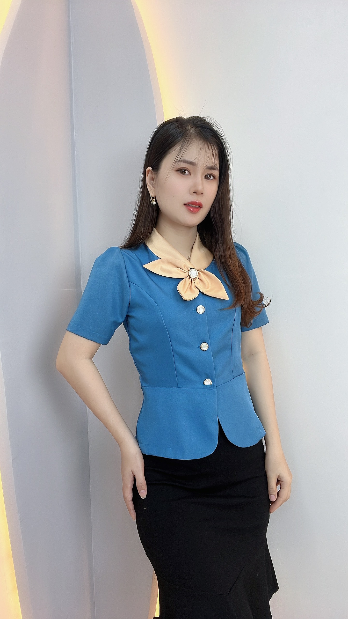COM27 -  ÁO COMLE CÔNG SỞ SANG TRỌNG