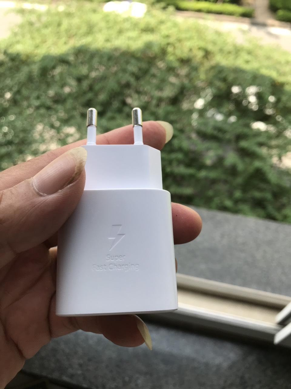 Củ sạc nhanh 25w cho Samsung Galaxy Note 8 Note 9