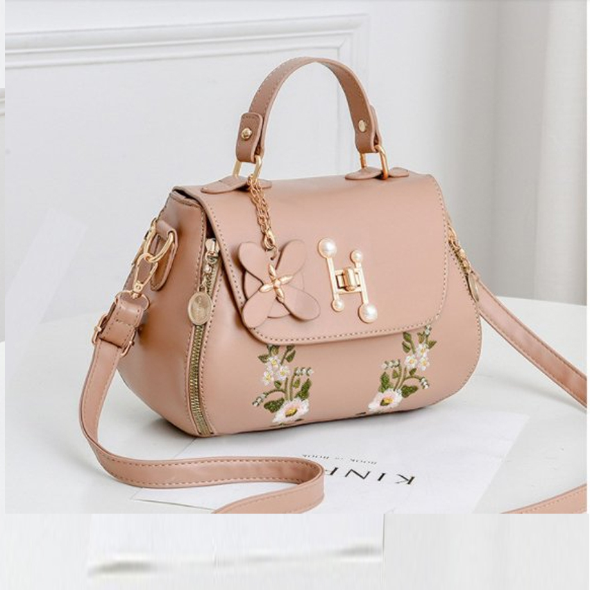 Túi xách nữ thêu hoa phong cách Hàn Quốc - Lady bag