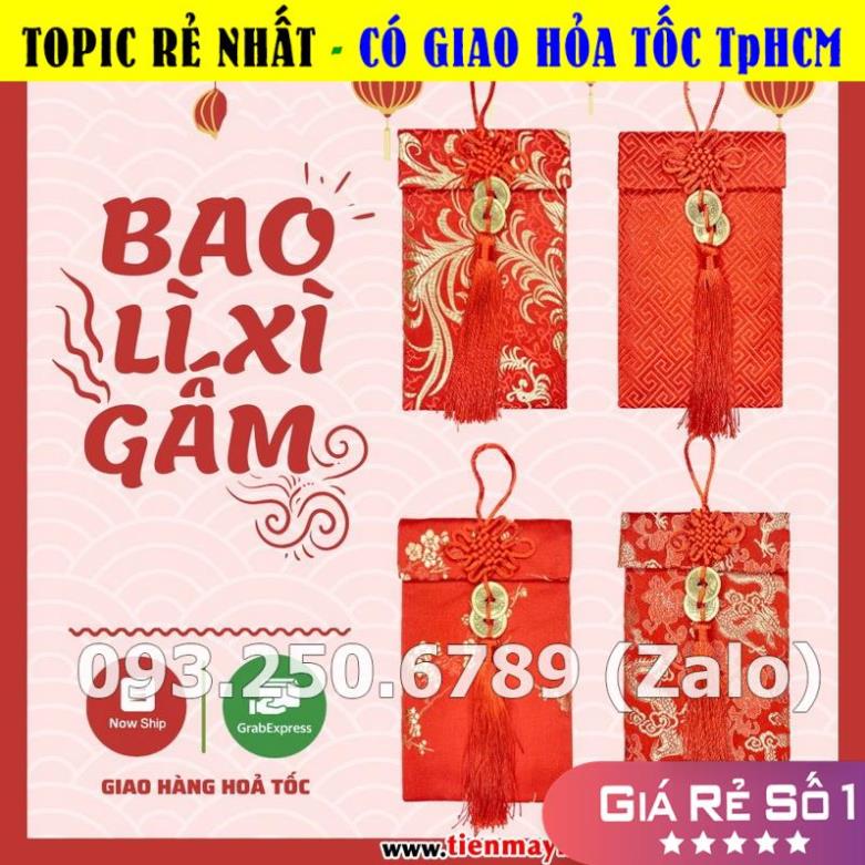 Bao Lì Xì Gấm Cao Cấp Ngày Tết , Cưới Hỏi , Có vải lót bên trong