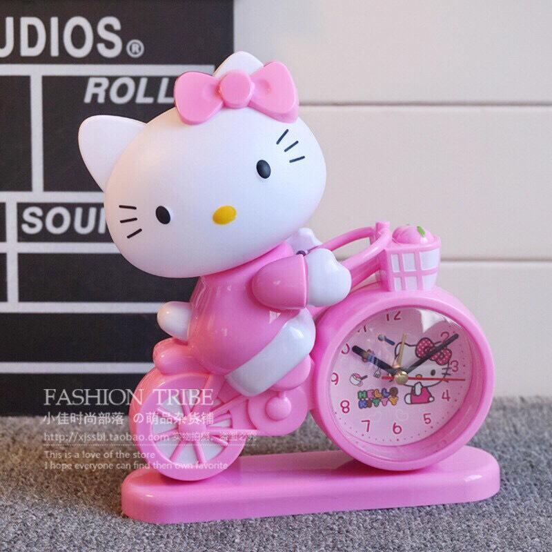 (QUÀ TẶNG CHO BÉ) ĐỒNG HỒ BÁO THỨC ĐỂ BÀN HÌNH KIITTY& ĐOREAMON SIÊU ĐÁNG YÊU DÀNH CHO BÉ - GIÚP BÉ TỰ LẬP TRONG SINH HOẠT HÀNG NGÀY bán chạy