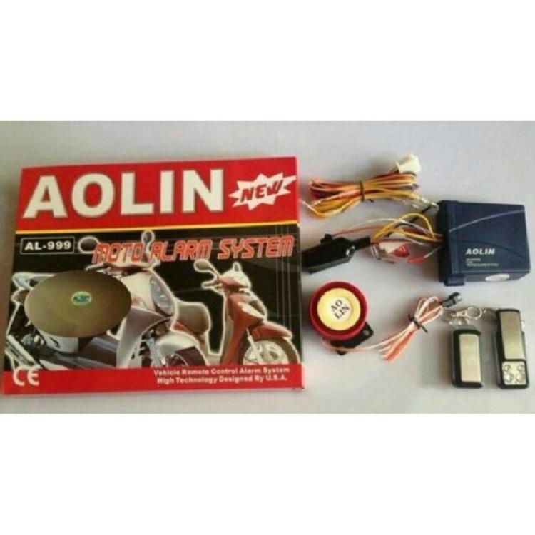 Khóa Chống Trộm Xe Máy Aolin ĐỎ bảo hành 12 tháng.