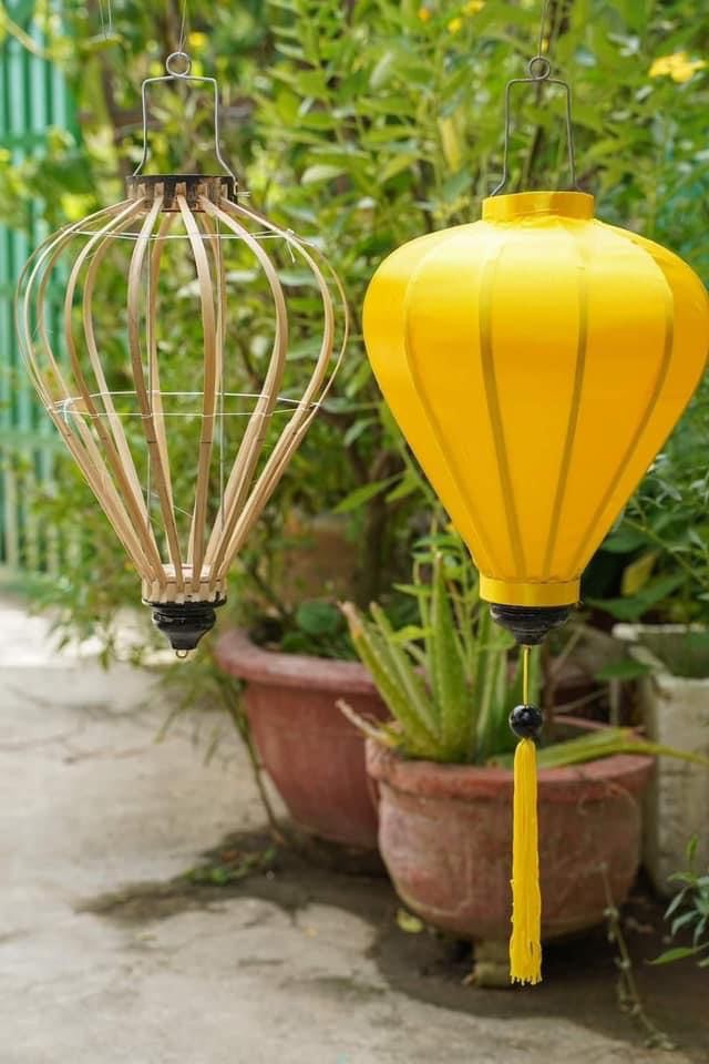 Đèn lồng Hội An phi bóng ngoài trời 30cm