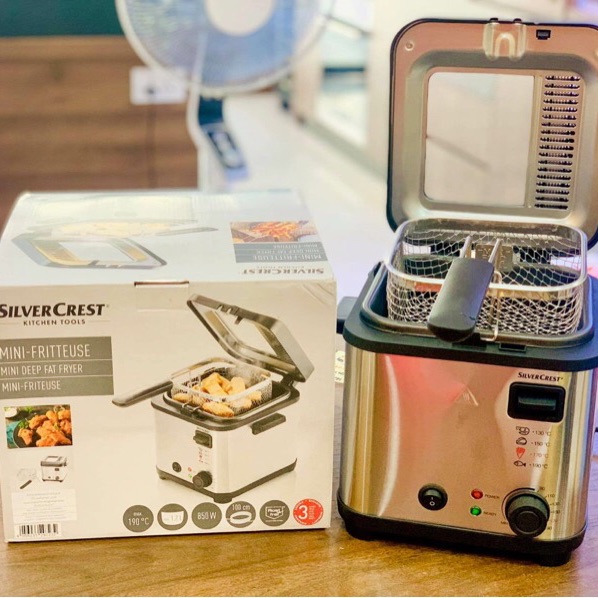 Nồi chiên ngập dầu Silvercrest 2-in-1 mini