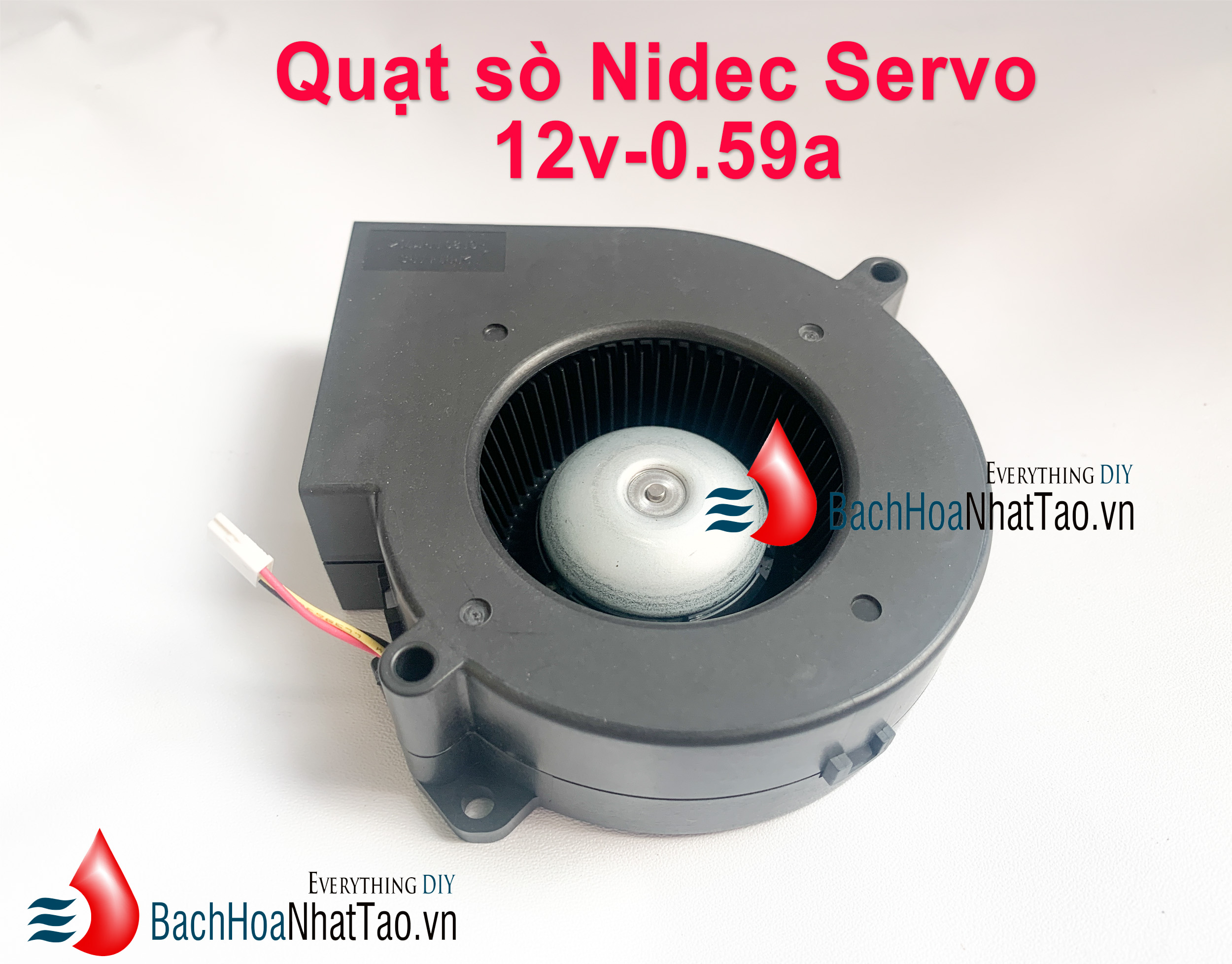 Quạt Sò Nidec Servo 12v 0.59A