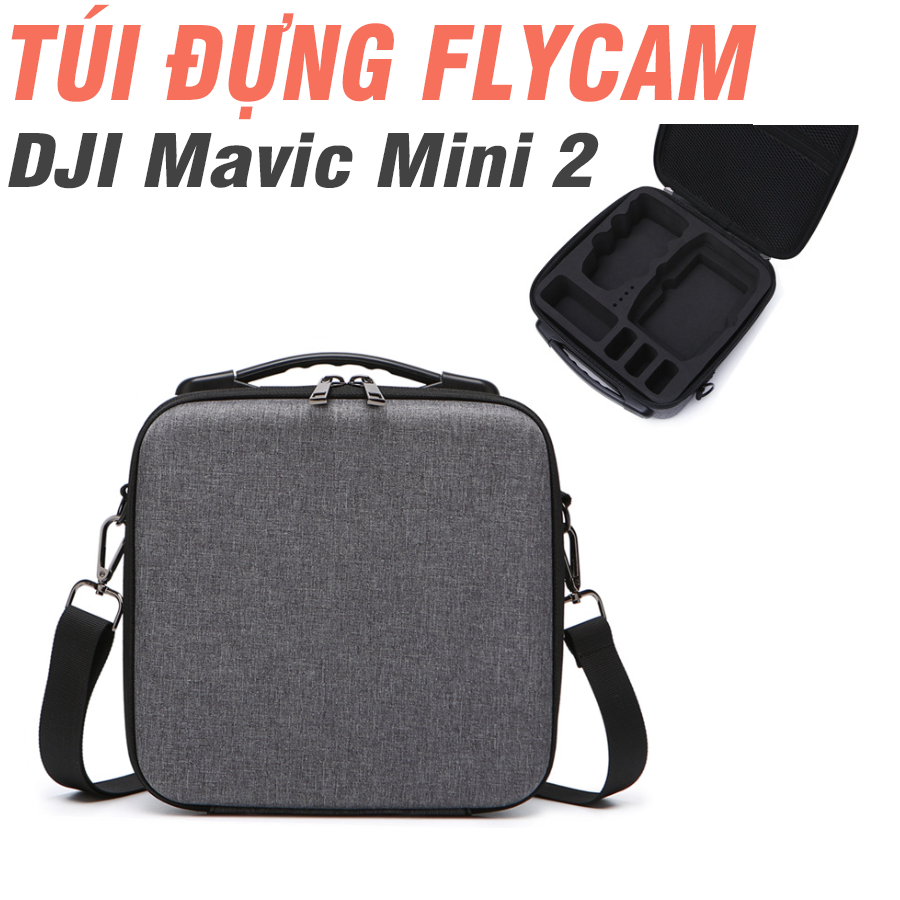 Túi đựng flycam DJI mini2 /2SE có dây đeo xốp cứng bảo vệ flycam và phụ kiện flycam