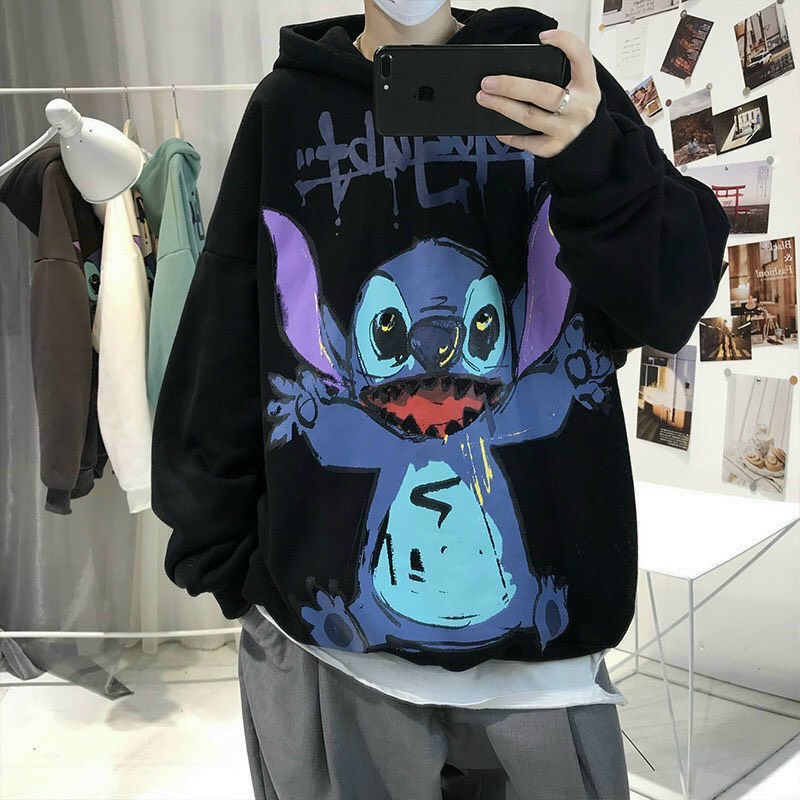 [HCM]ÁO HOODIE NI NAM PHỐI HOẠT HÌNH SIÊU CHẤT BAO NGẦU HOT TREND