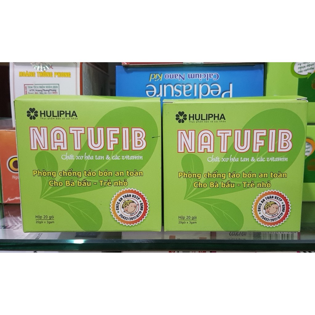 Natufib chất xơ hòa tan và các vitamin / natufix