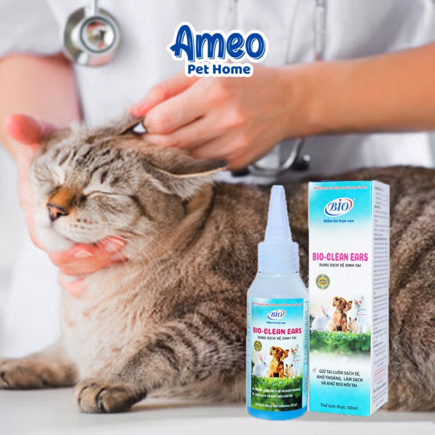 [Mới] Dung dịch vệ sinh tai chó mèo Bio Clean Ears