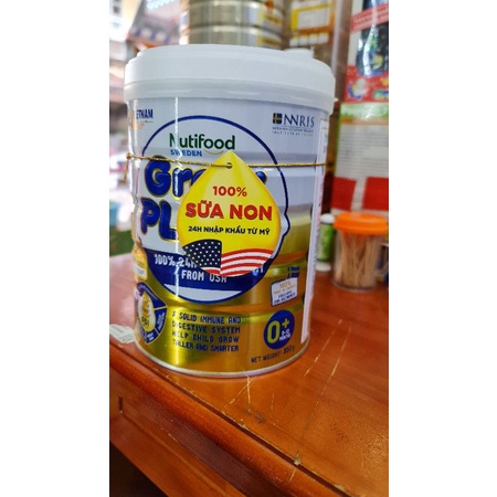 Sữa bột Growplus Vàng 800gr Mẫu Mới  (Date 2026) đủ số