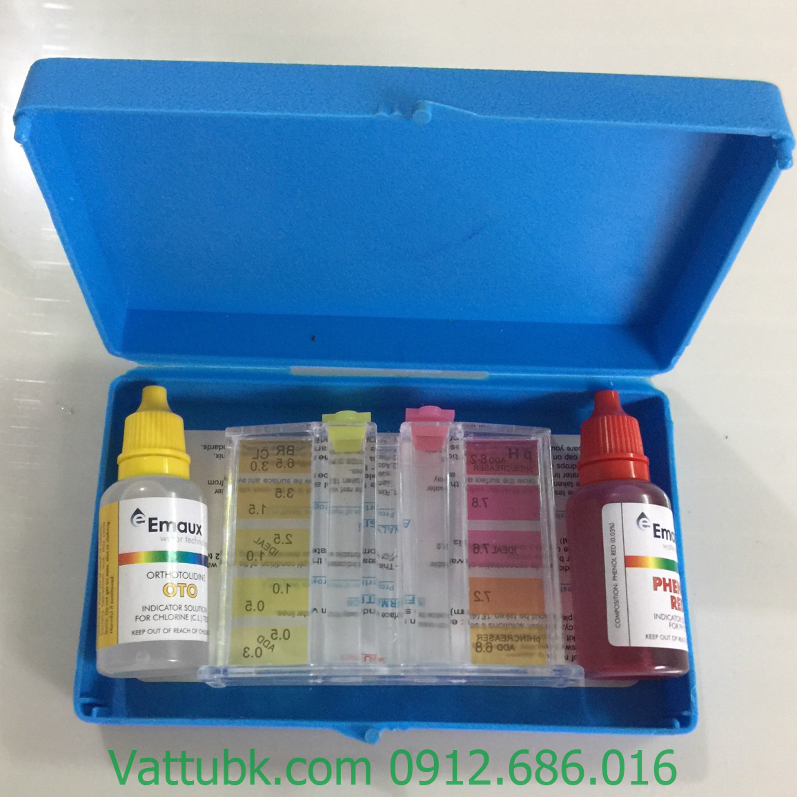 BỘ TEST THỬ NƯỚC BỂ BƠI EMAUX- HONGKONG