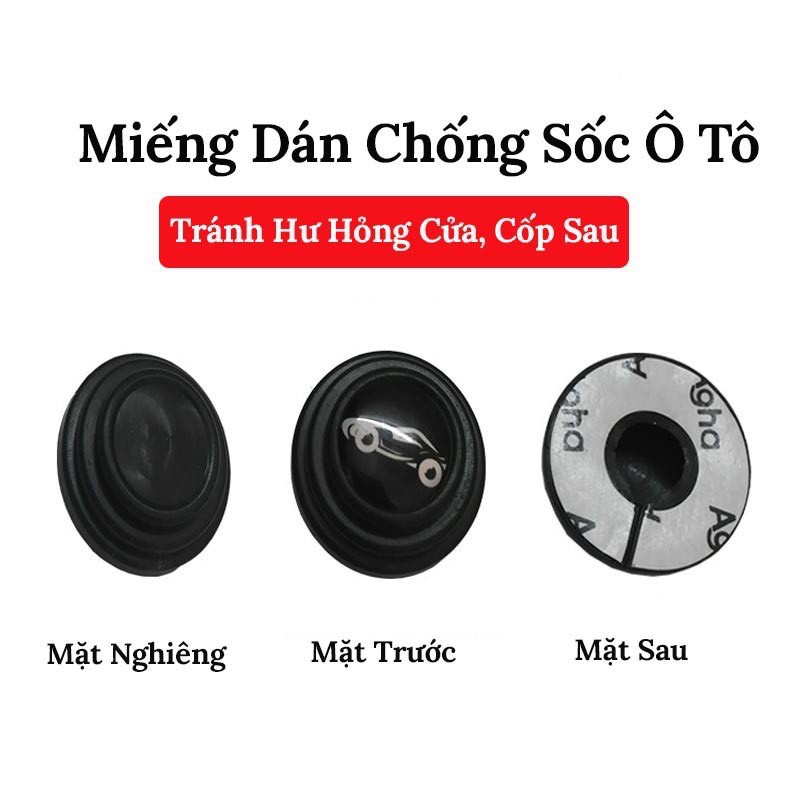 [SIÊU RẺ] Nút giảm chấn , giảm lực đóng cửa ô tô , bộ đệm núm cao su chống va đập chống ồn cánh cửa oto, xe hơi