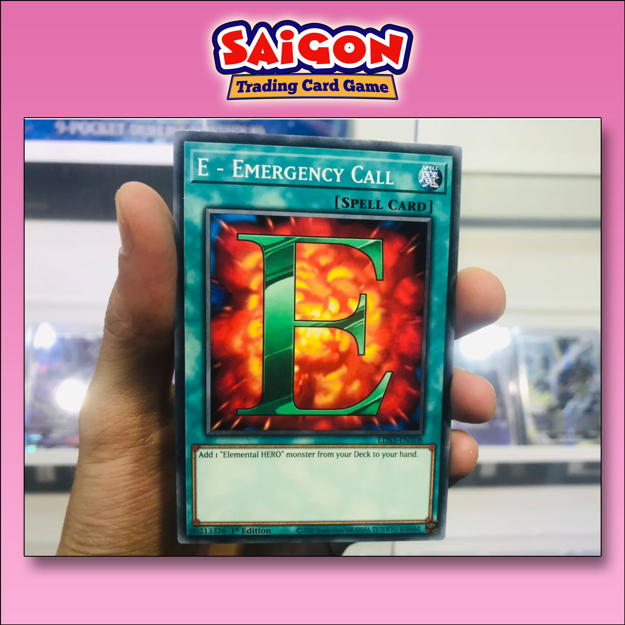 Thẻ bài yugioh mã lds3-en108 - e - emergency call - common - 1st edition