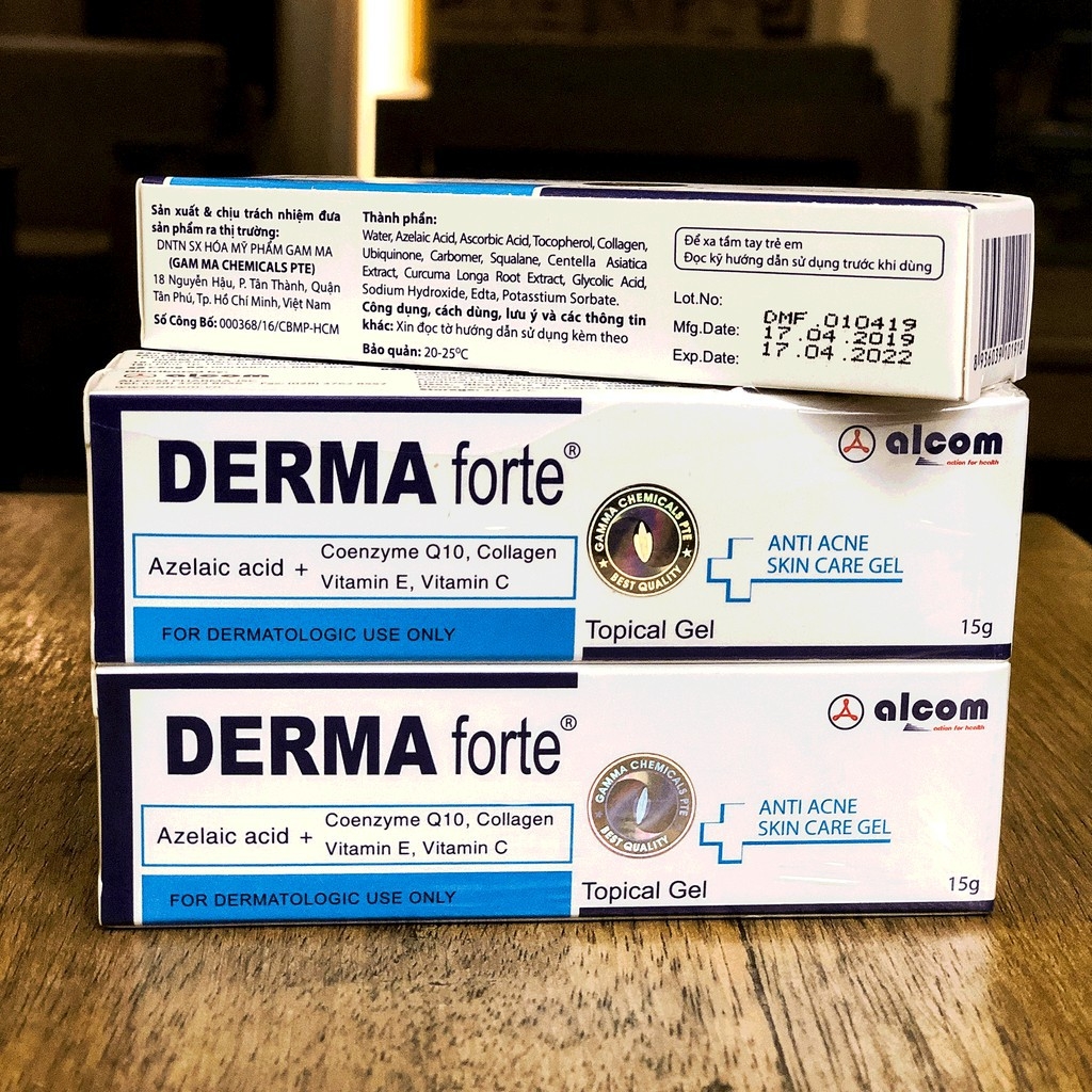 [HCM]Kem ngừa mụn DermaForte (Tuýp 15g) - mờ sẹo - thuocviet24h