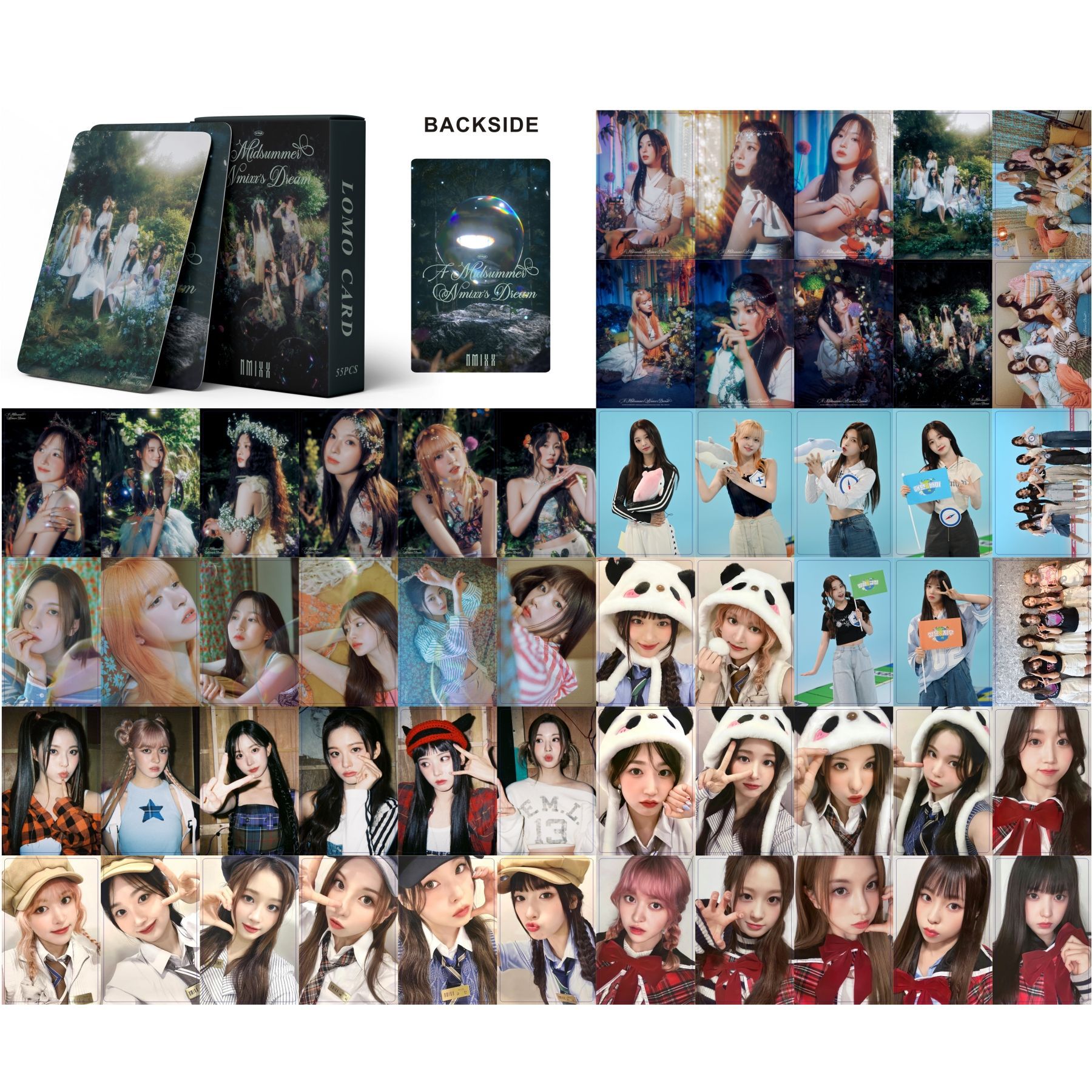 Set 55 lomo card nmixx - party o’clock 2023