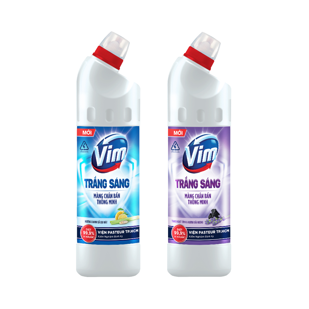 Gel tẩy rửa Vim trắng sáng 425ml