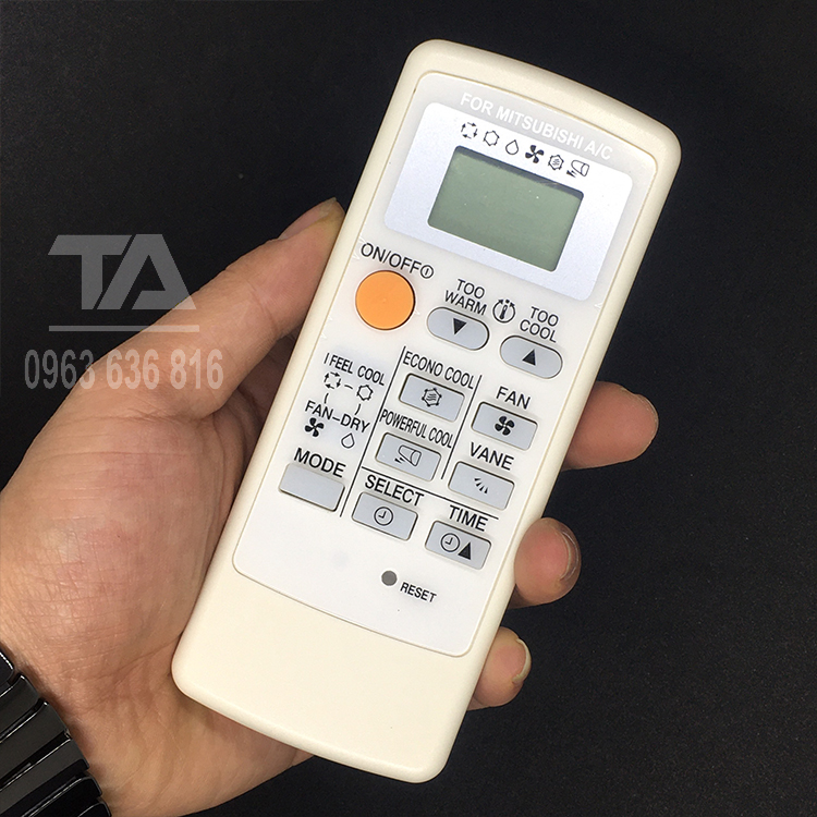 REMOTE MÁY LẠNH MITSUBISHI ELECTRIC INVERTER MP08B
