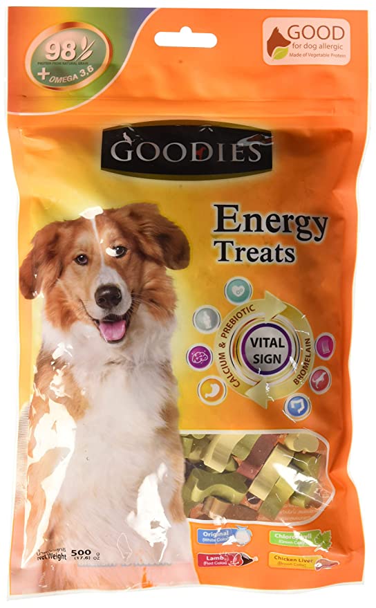 Xương gặm vệ sinh răng miệng cún Goodies 500g (Thái Lan)