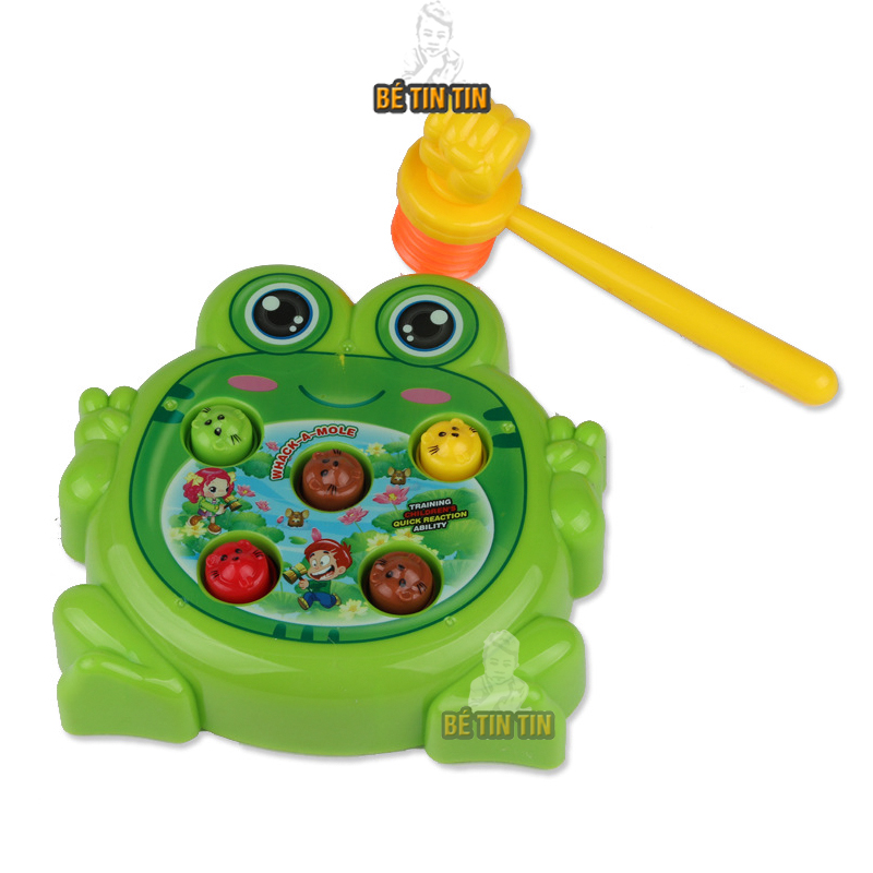 Đồ Chơi Đập Chuột Hamster Hình Ếch Con Cho Bé