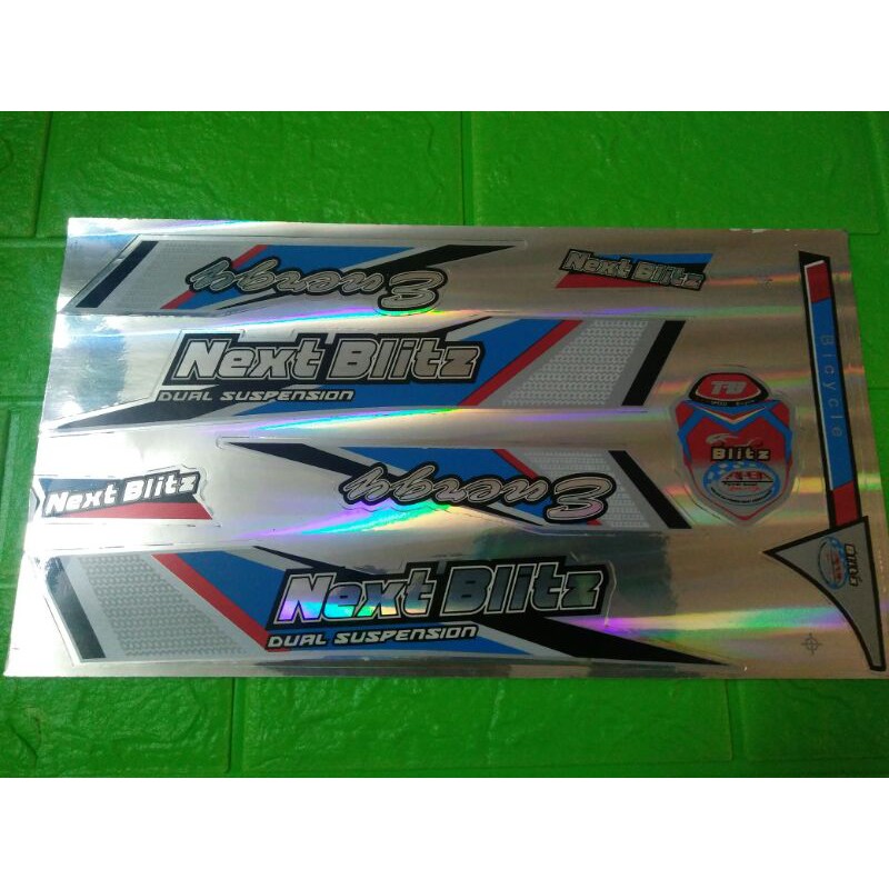 Bộ tem dán xe đạp leo núi Next Blitz hàng nhập Thái Lan