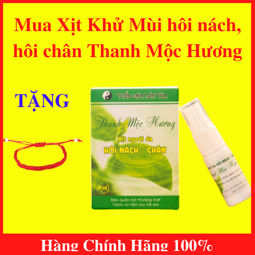 Xịt Khử Mùi hôi nách hôi chân Thanh Mộc Hương