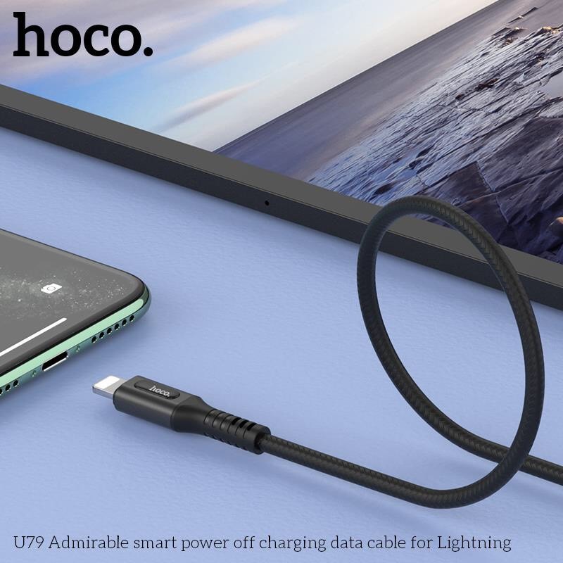 Cáp sạc  Hoco U79 chân Type C/Lightning - 1.2M