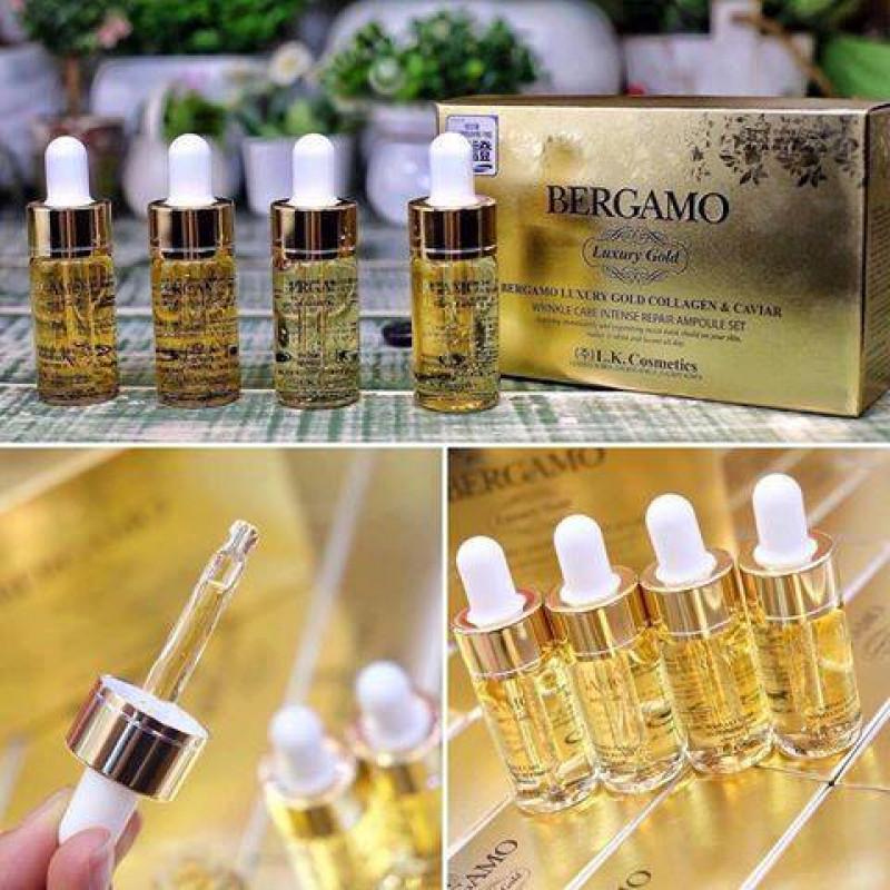 Serum Bergamo Luxury Gold Set 4 chai