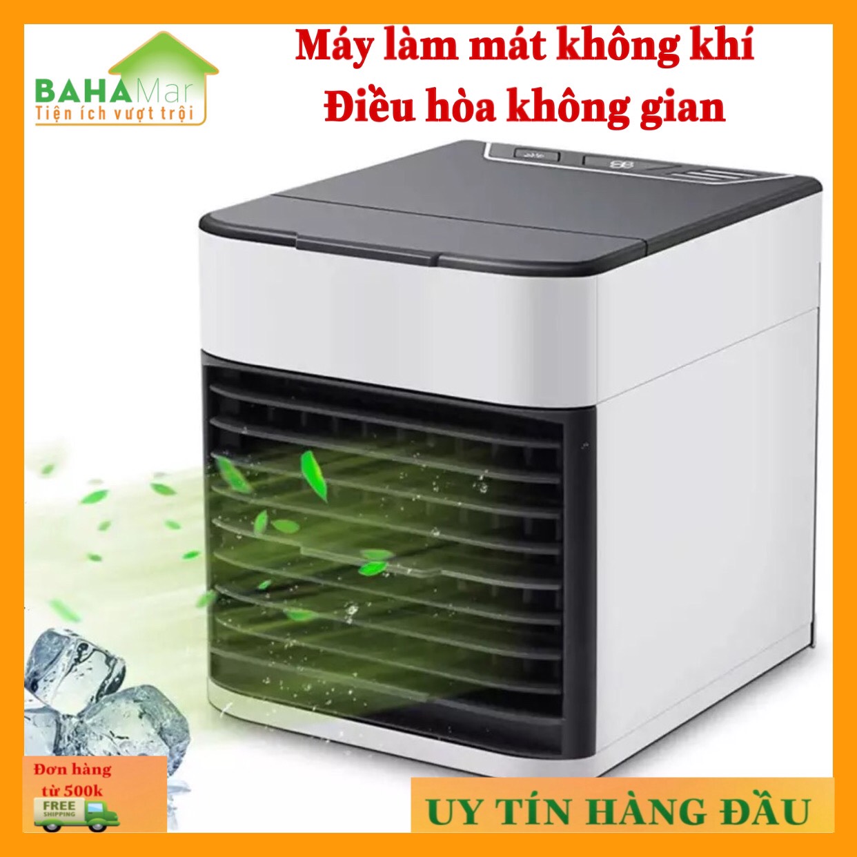 MÁY LÀM MÁT ĐIỀU HÒA KHÔNG KHÍ MINI "BAHAMAR" làm thoáng không khí, phun hơi nước làm mát không khí thích hợp phòng ngủ , phòng khách, phòng bếp...
