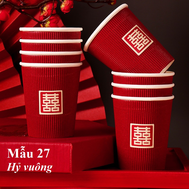 Ly Giấy Không nắp Dùng Một Lần