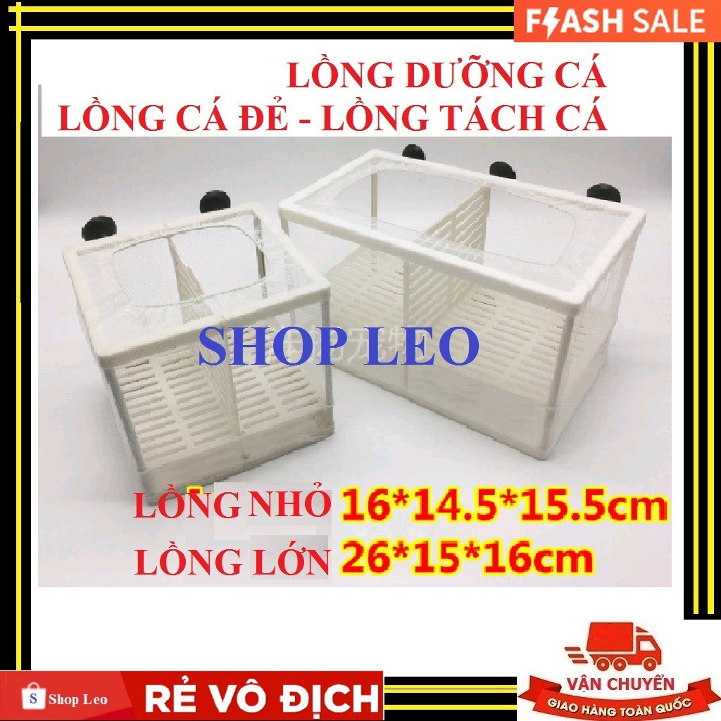 LỒNG DƯỠNG CÁ-LỒNG TÁCH CÁ ĐẺ- LỒNG ĐẺ BẢY MÀU- LỒNG CÁ ĐẺ - shopleo