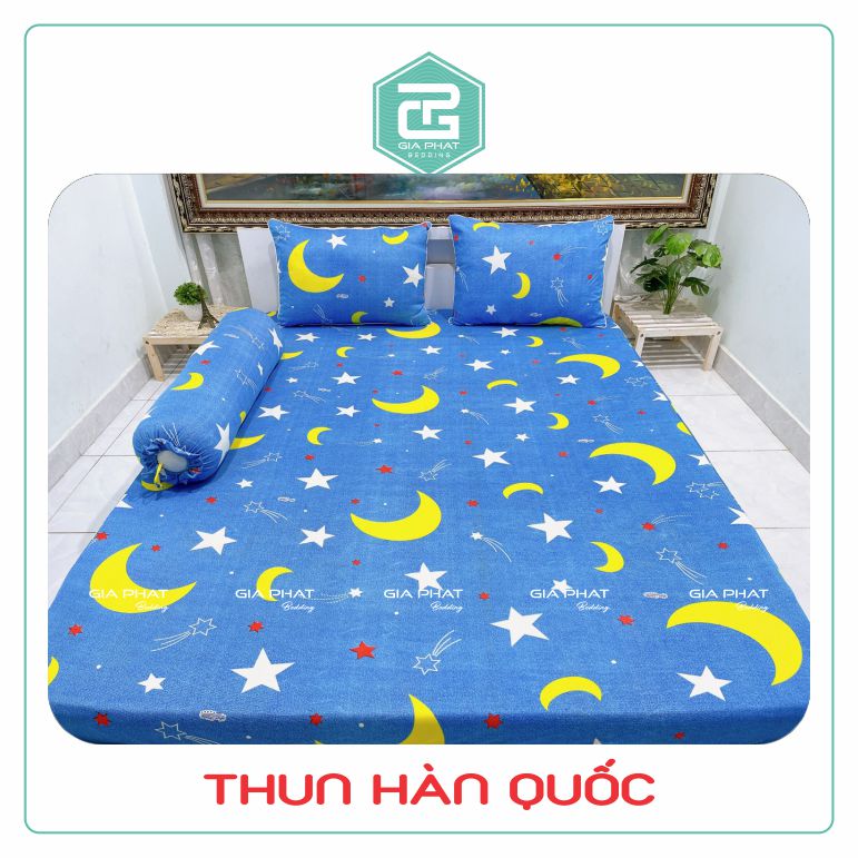 Bộ ga giường thun lạnh hàn quốc 4 món