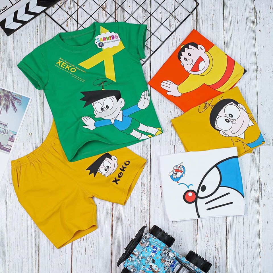Bộ quần áo thời trang trẻ em Doraemon