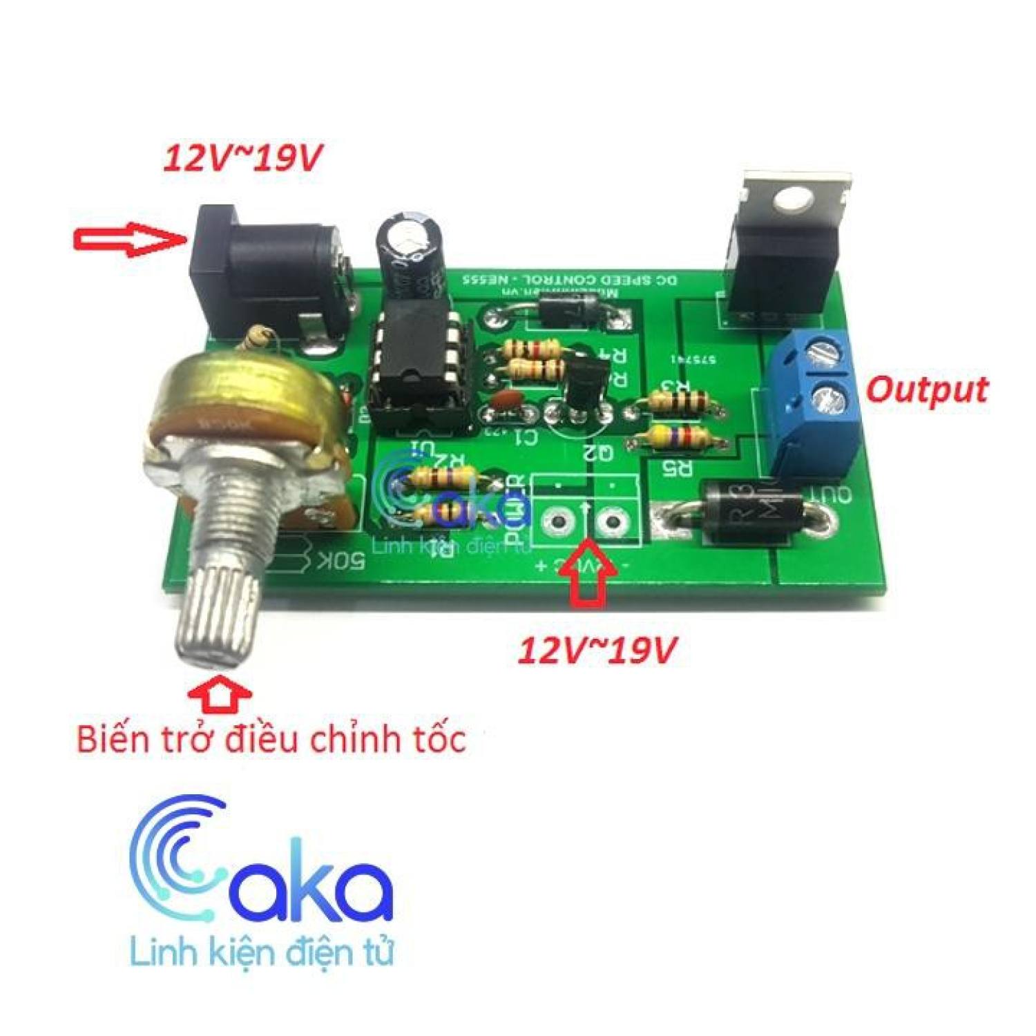 Mạch điều khiển tốc độ động cơ dc 12v 5a