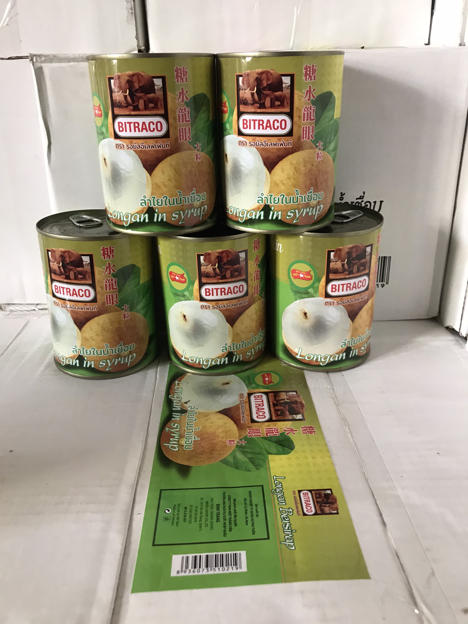 [HCM]Long Nhãn Nước Đường Bitraco 565gr