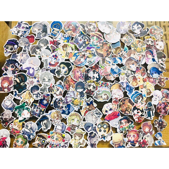 Sticker ảnh dán Identity V set 30 đến 100 cái nhiều mẫu