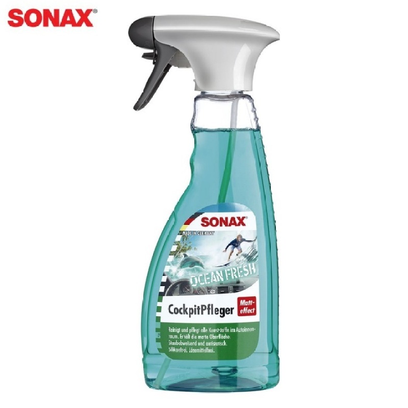 Chai xịt bảo dưỡng nhựa trong xe ô tô Sonax 364241 dung tích 500ml