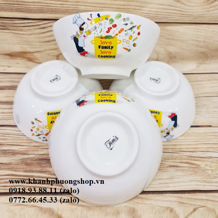 [HCM]tô sứ trắng ăn cơm - tô sứ trắng
