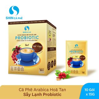 Cà Phê Hoà Tan Sấy Lạnh Probiotic 3IN1 SHIN Cà Phê thumbnail