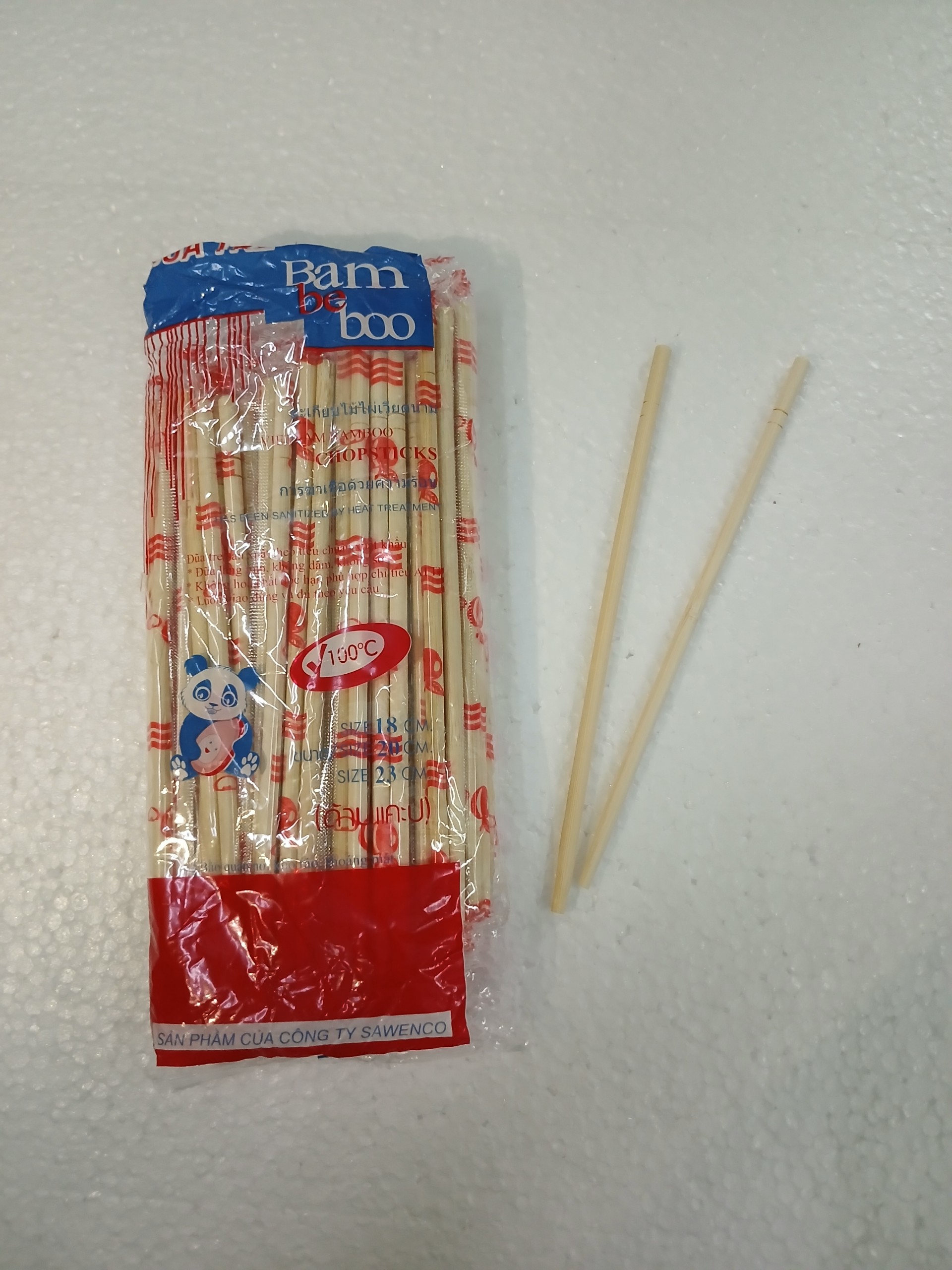 [ Loại 1] Sét 32 đôi đũa dùng 1 lần, VIỆT NAM SAWENCO BAMBOO đũa tre tách ăn một lần loại 20cm