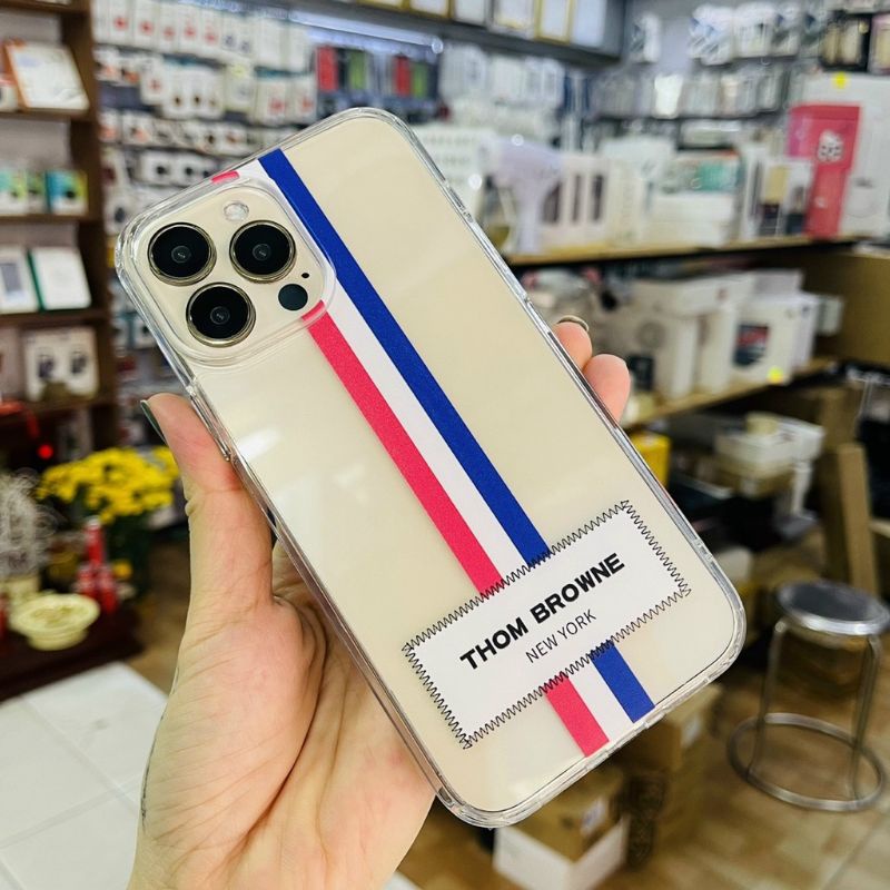 Ốp lưng LikGus Thom Browne iPhone13 Pro Max, 13 pro,13 12 Pro Max, 11, 11 Pro Max, XS Max, ipx/xs.