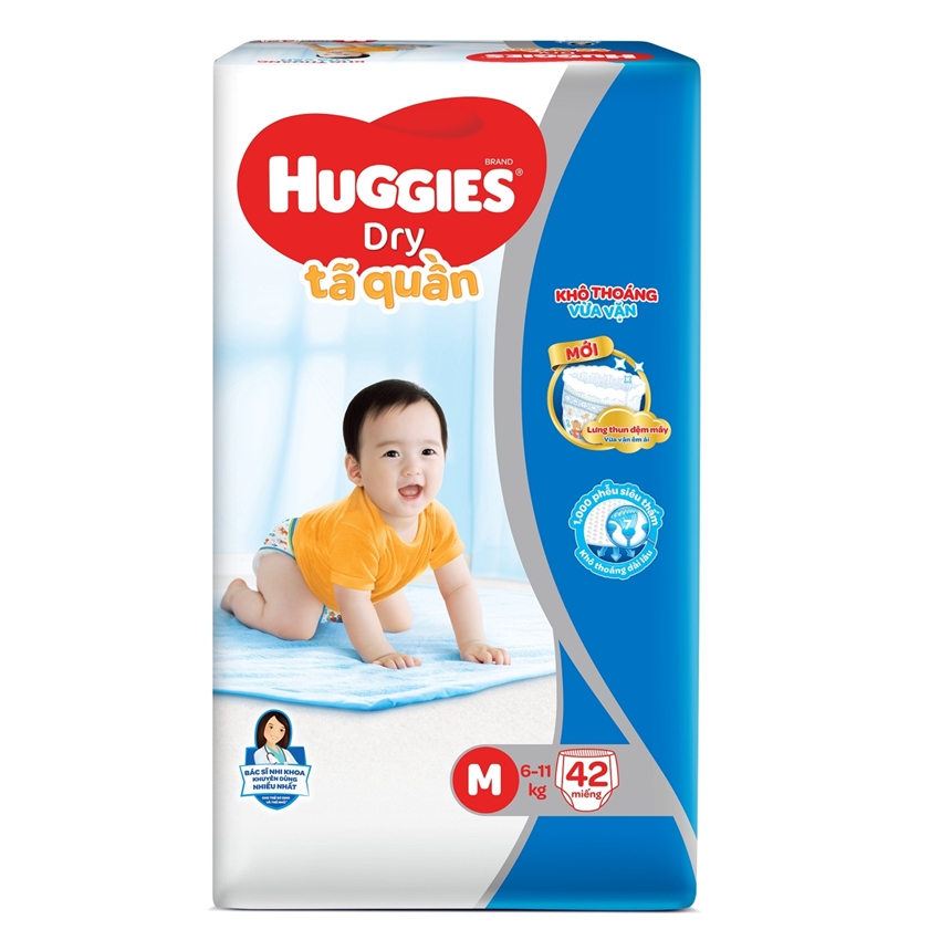 Tã Quần Huggies Size M 42 Miếng Tràm Trà Cho Bé 6 - 11kg, Chống Hăm Tã, Siêu Thấm, Chống Tràn Tốt  - Tã Quần Cho Trẻ Sơ Sinh, Tả / Bỉm Quần, Ta/ Bim Quan Cho Be, Bỉm Huggies Size M BETITI - Tả Quần Huggies Size M42