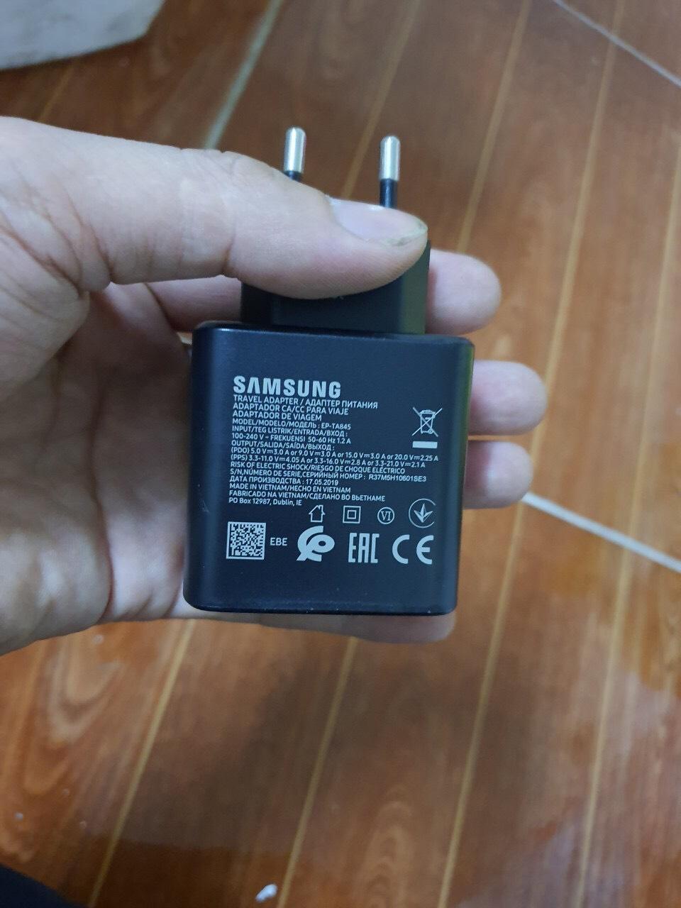 Sạc siêu nhanh 45W Super Fast Charging Samsung Galaxy Note 10 Note 10 Plus